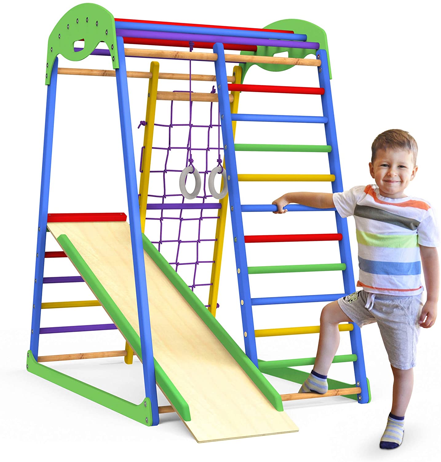 indoor playground toddler climber slide