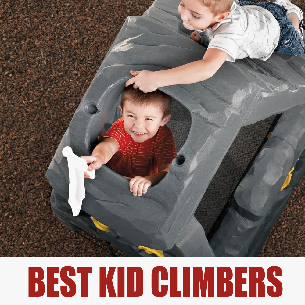 kids climbing toy mountain